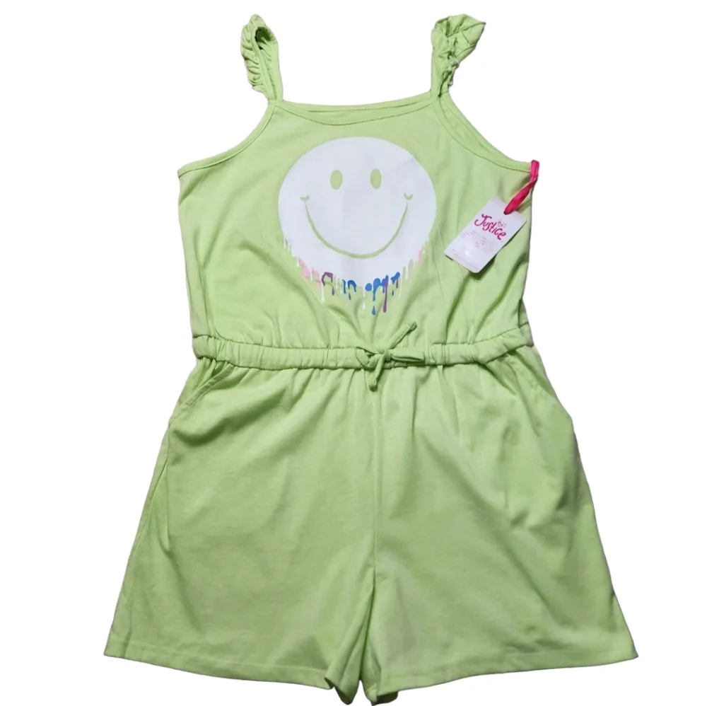 Girls Justice Romper Sz XLP (16P-18P) NWT